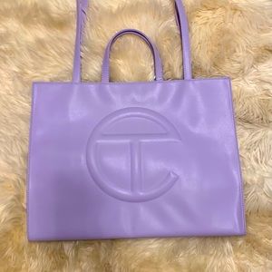 Large lavender Telfar bag
